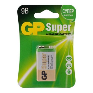 ��������� GP Super 6LR61/����� 9V/1604A �������.10 ��/��, 1��/��