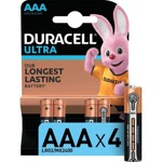��������� AAA DURACELL Ultra Power LR03-4BL MX2400, 4 ��/��