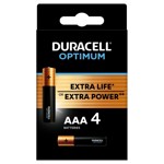 ��������� AAA Duracell Alkaline LR03 Optimum, 4 ��/��