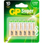 ��������� GP Super LR06/AA 1,5V/15A ������� 6��/�� (4+2) GP 15A4/2-2CR6